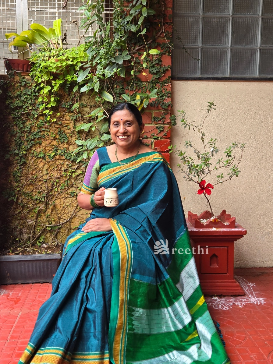 Ilkal Cotton Silk Body & Silk Pallu
